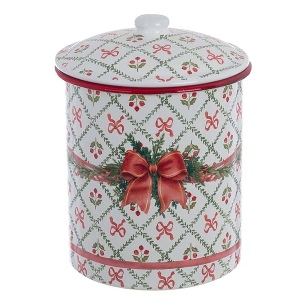Barattolo con Coperchio Favola di Natale 16 cm - Blanc Mariclò