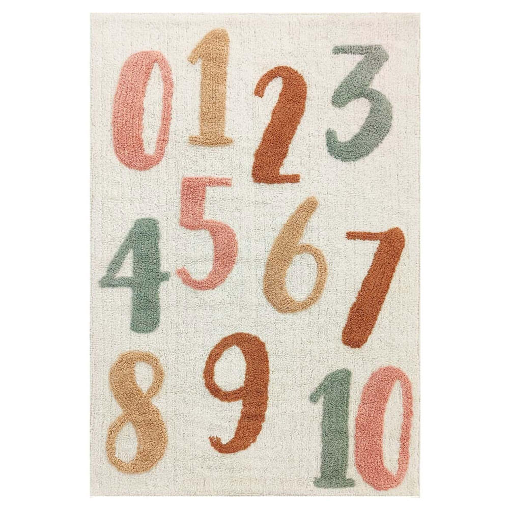Tappeto Kids Lovers con Numeri 80x120 cm - Blanc Mariclò