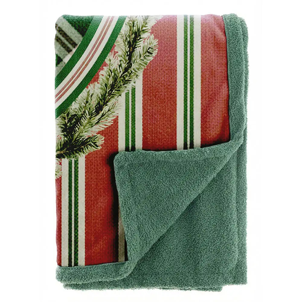 Plaid Sherpa con Decoro Orsetto 160x220 cm - Blanc Mariclò