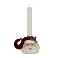 Merry Santa Head Candle Holder 31 cm - Katherine's Collection
