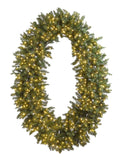 Corona di Pino Ovale con 400 LED 152 cm - Goodwill