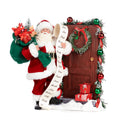 Babbo Natale in Resina con Scenetta Natalizia 28 cm - Goodwill