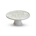 Alzata in Ceramica Bianca - Linea “Dentelle”