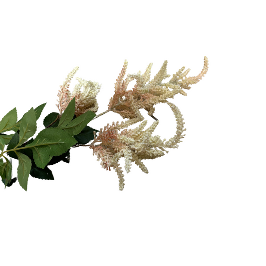 Fiore di Astilbe Rosa Realistico in Lattice e Plastica