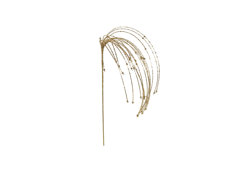 Fiore Pendente Oro con Glitter 59 h cm - Bruco