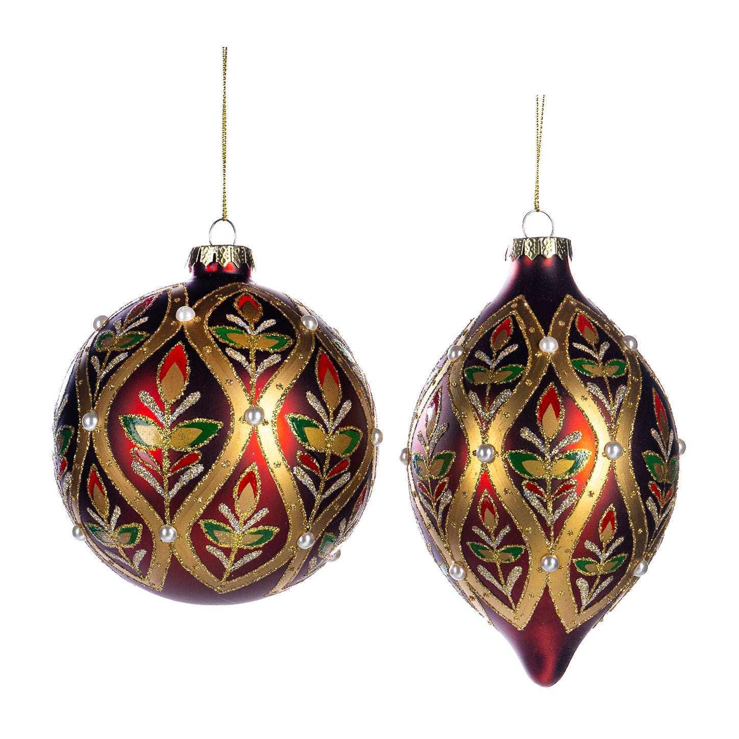 Decorazione in Vetro Perlato 12 cm - Goodwill