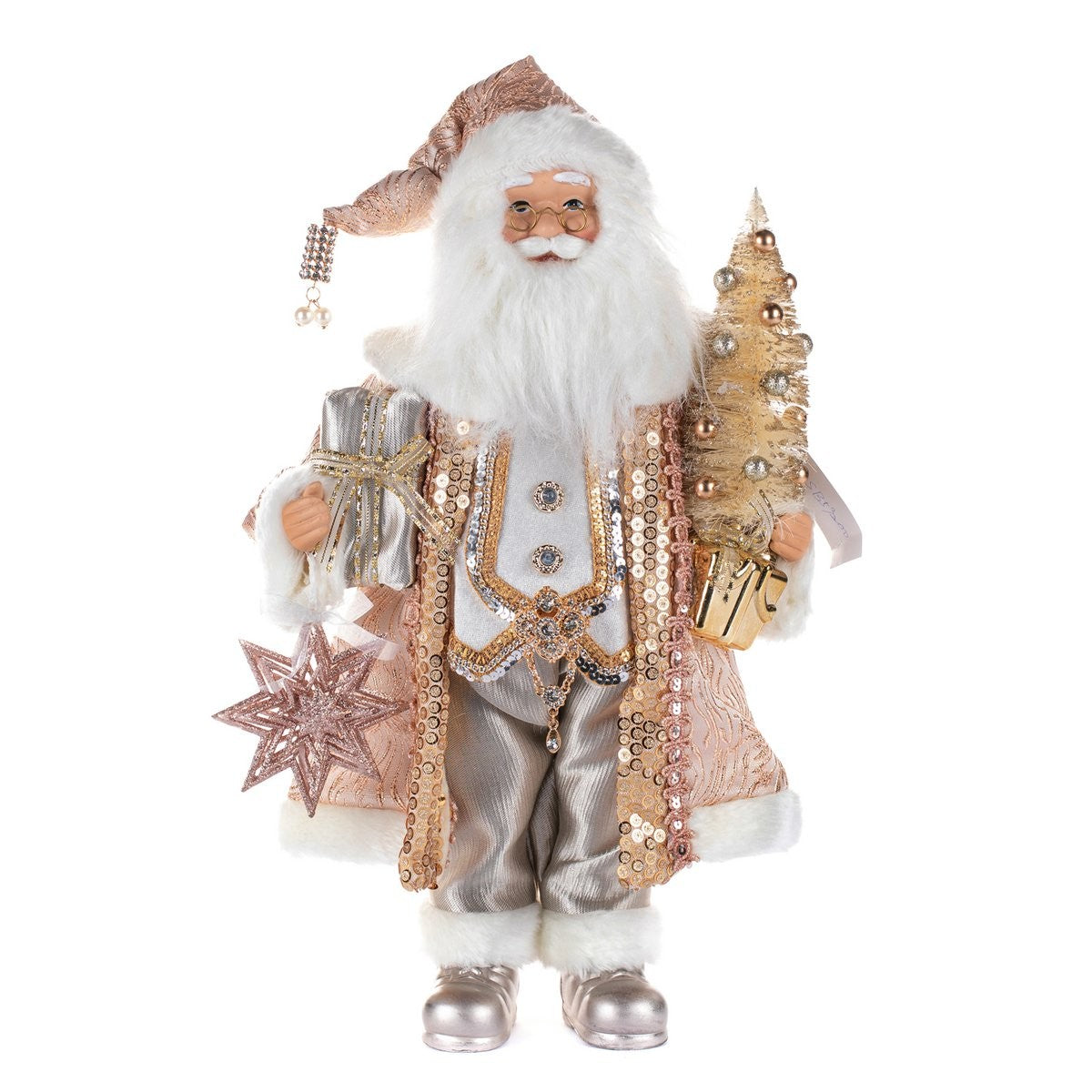 Babbo Natale con Albero e stella 46 cm - Goodwill