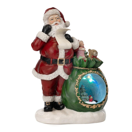 Babbo Natale con Led a Batterie 35 cm
