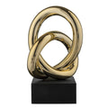 Scultura Nodo in Marmorino Oro 15 h cm - Bongelli Preziosi