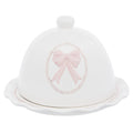 Burriera in Stile Shabby Chic con Fiocco Rosa