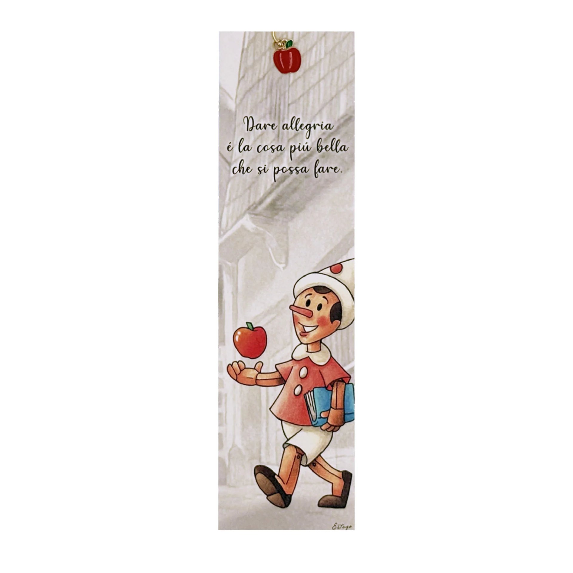 Charm con Segnalibro in Design Raffinato - Estego