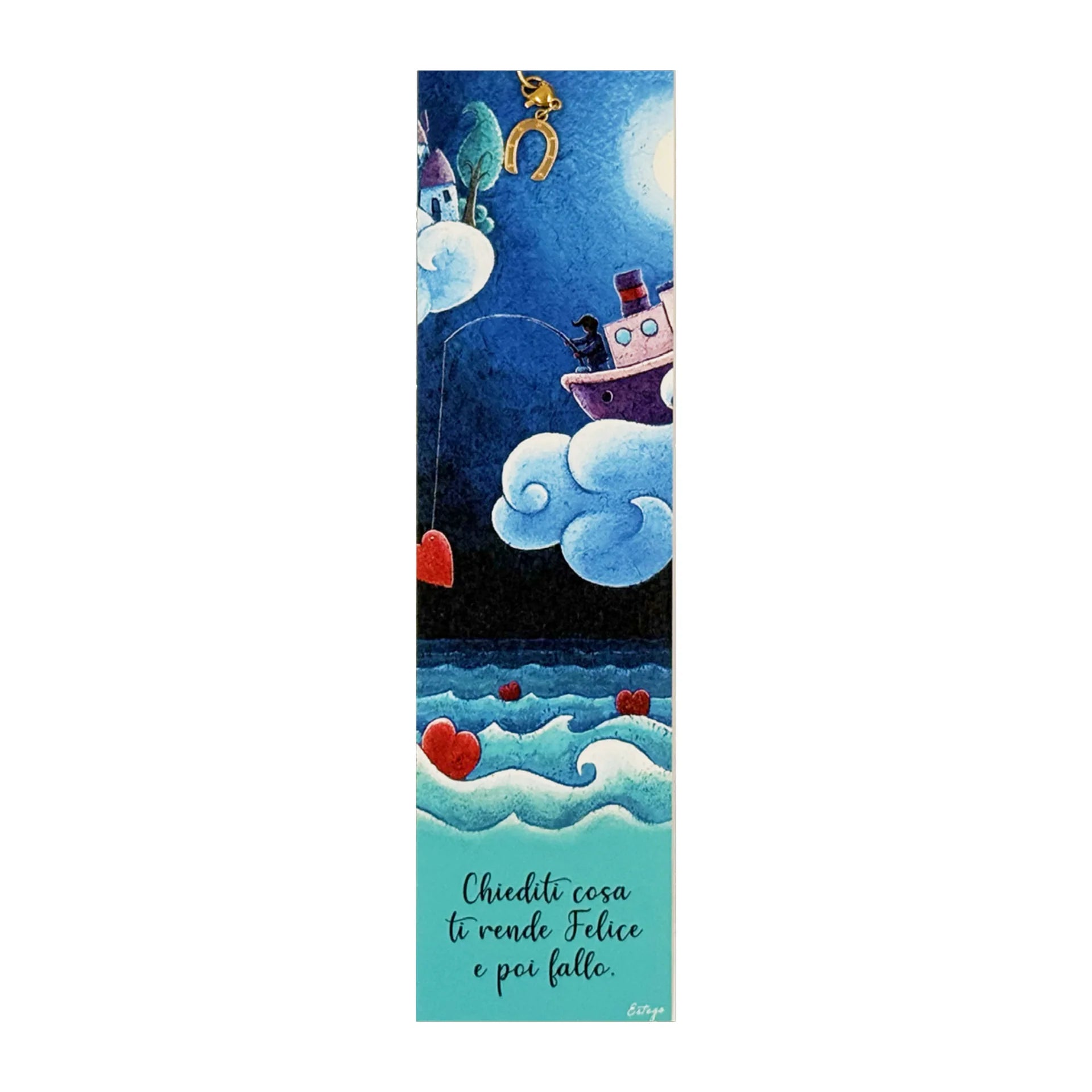 Charm con Segnalibro in Design Raffinato - Estego