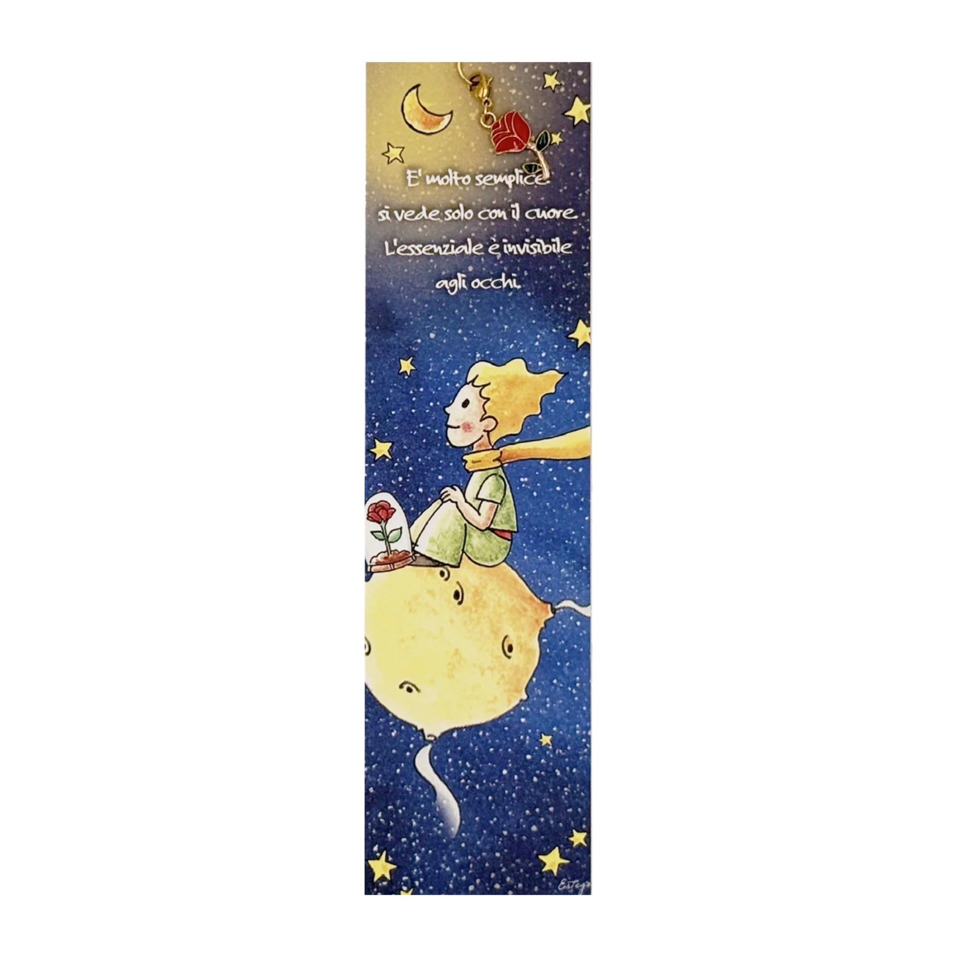 Charm con Segnalibro in Design Raffinato - Estego