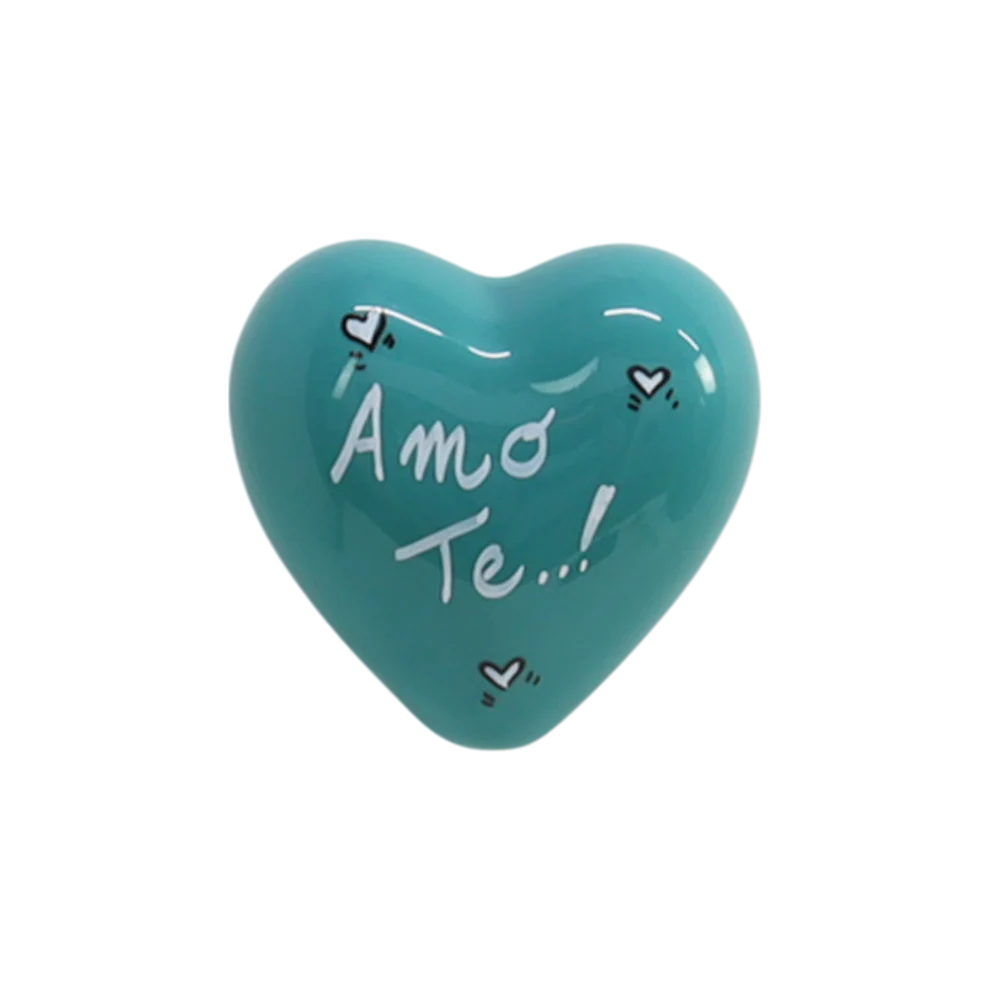 Cuore in Ceramica di Capodimonte 10 cm - Siniscalchi