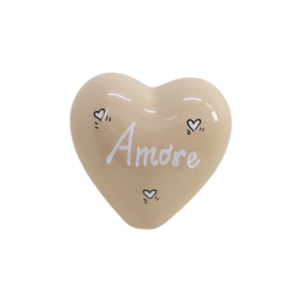 Cuore in Ceramica di Capodimonte 10 cm - Siniscalchi