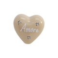 Cuore in Ceramica di Capodimonte 10 cm - Siniscalchi