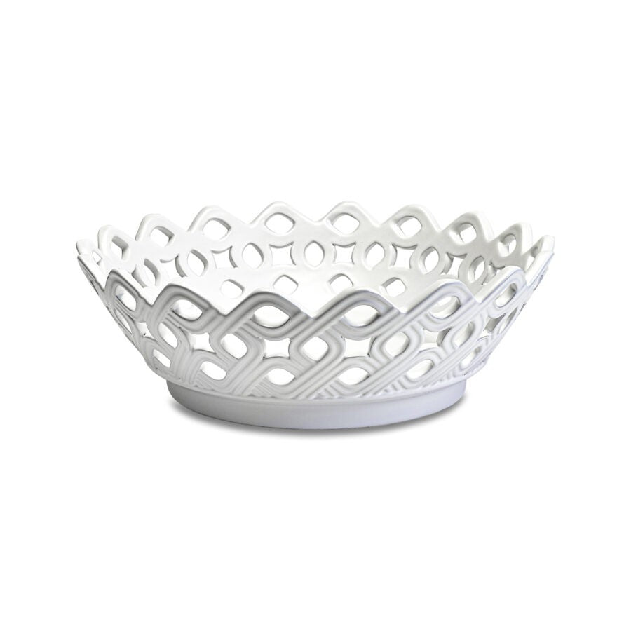 Coppa Frutta in Ceramica "Intrecci"
