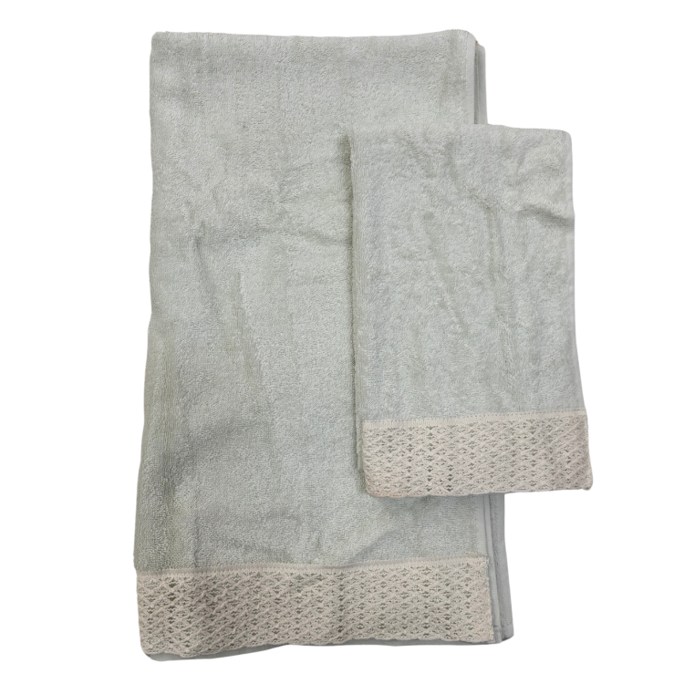 Set Asciugamani in Spugna 100% Cotone - Blanc Mariclò