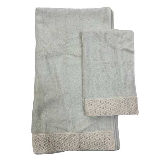 Set Asciugamani in Spugna 100% Cotone - Blanc Mariclò