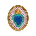 Cornice Ovale con Cuore Sacro 22x18 cm - Henriette