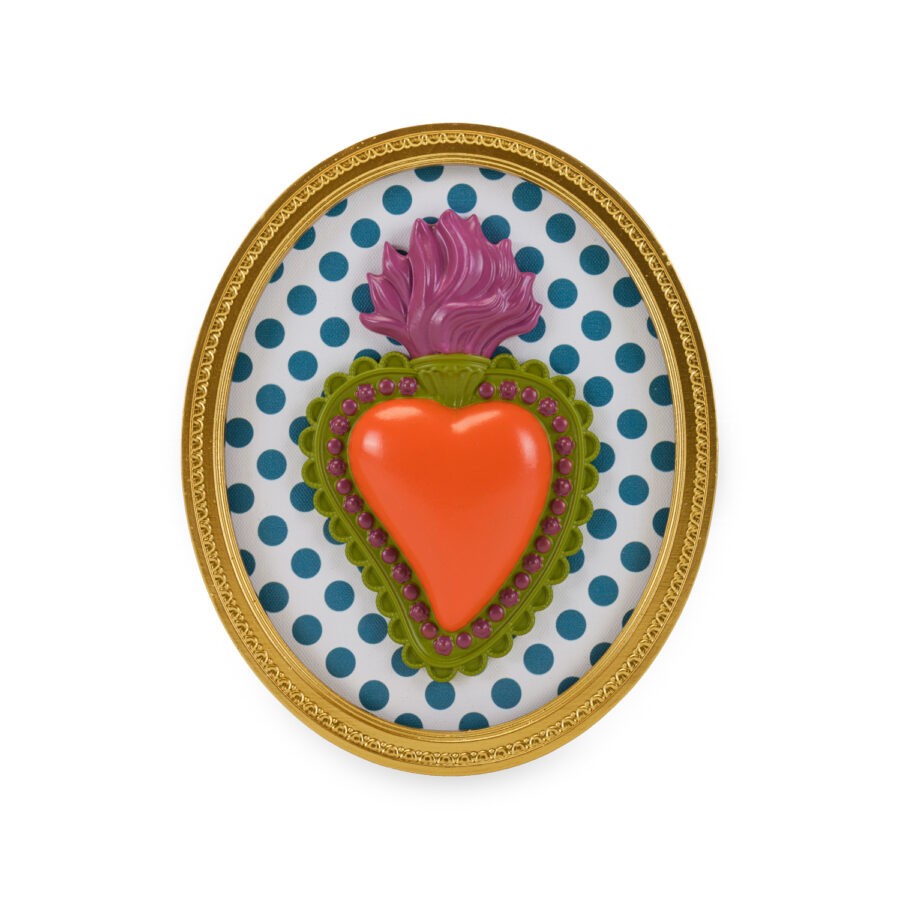 Cornice Ovale Sacra con Cuore