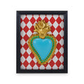 Cornice con Cuore Sacro 22x18 cm - Henriette