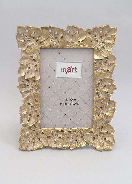 Cornice con Decoro a Foglie Oro