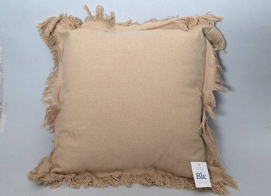 Cuscino con Balza Laterale Monocolore 40x40 cm - In Art