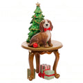 Statua Decorativa Cane Natalizio in Resina 21 CM -Goodwll