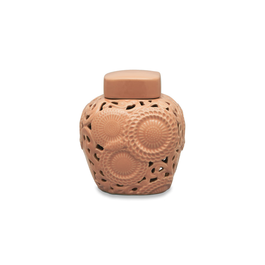 Potiche in Ceramica Pesca Kyoto 14.5x16 cm - Henriette