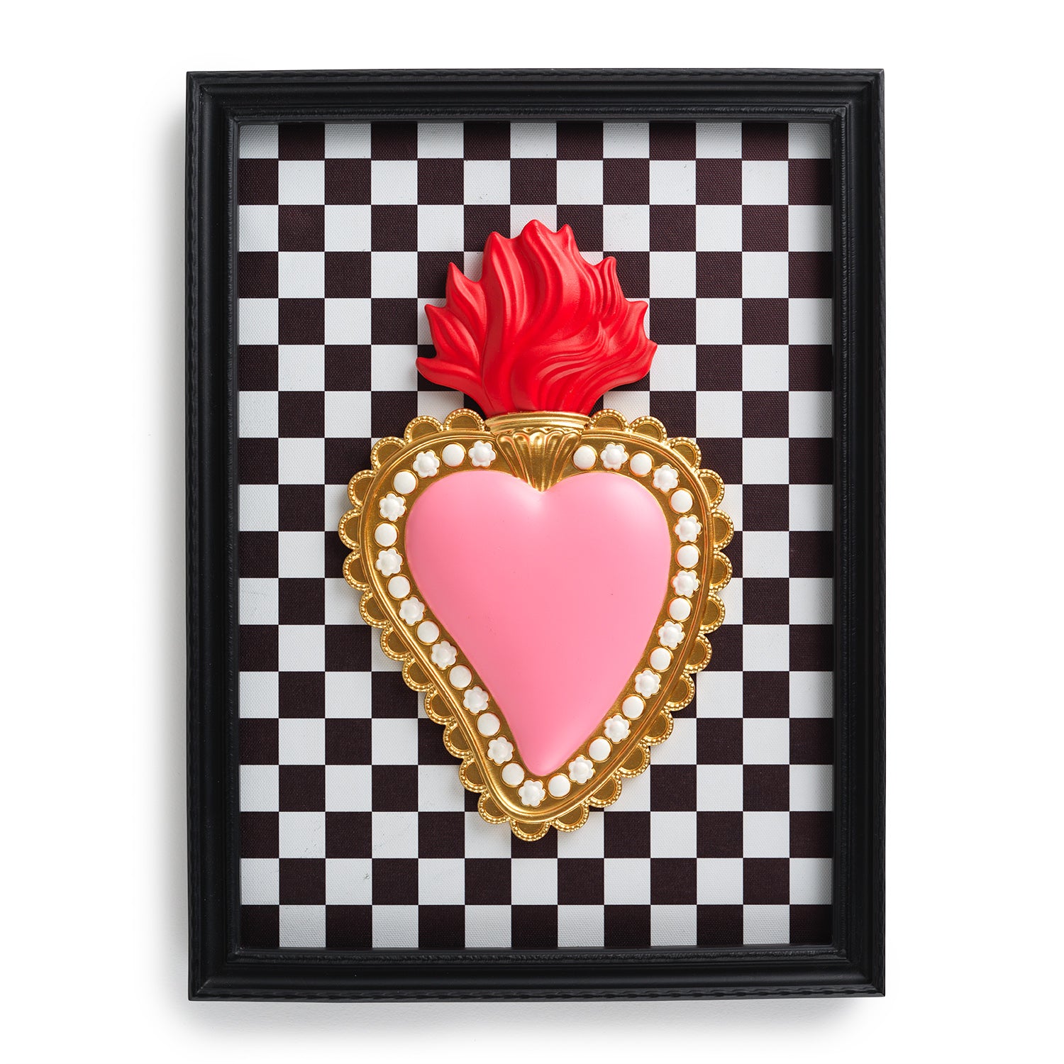 Cornice Rettangolare con Cuore Sacro 40x30 cm - Henriette