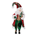 Babbo Natale in Resina con Abiti in Velluto 98 cm - Goodwill