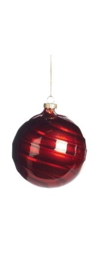 Decorazione Sfera Rossa Vortice - Goodwill