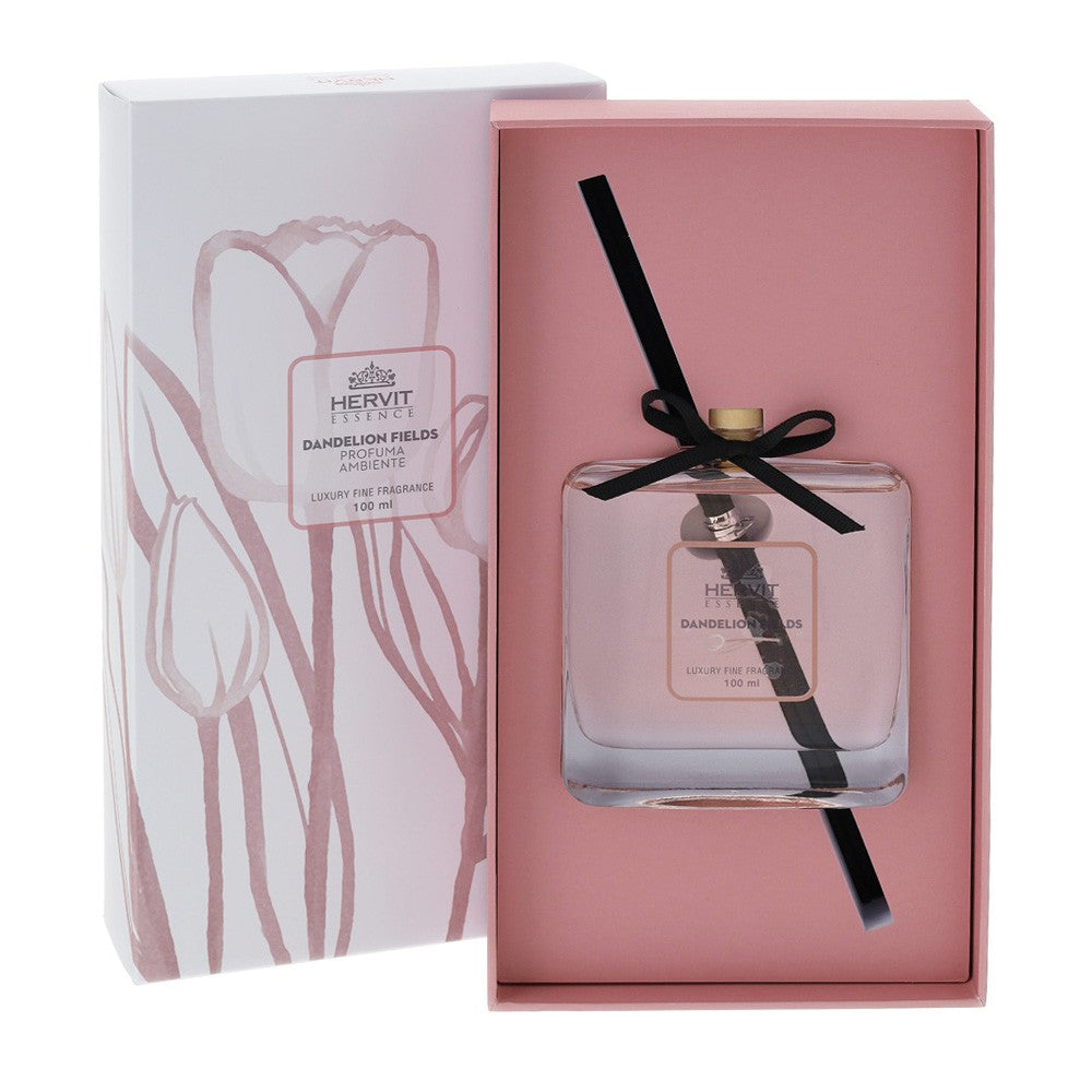 Set Profuma Ambiente con Diffusore in Vetro e Bastoncini - "Tulip"