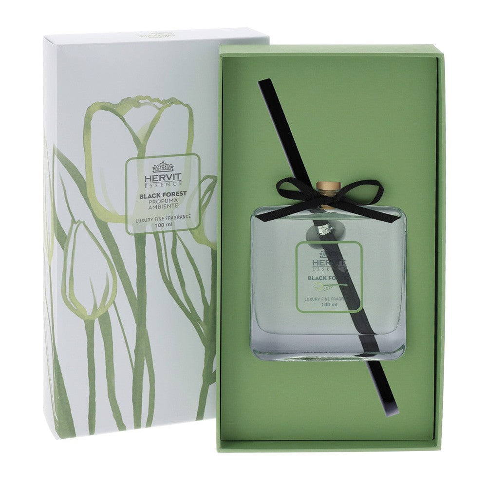 Set Profuma Ambiente con Diffusore in Vetro e Bastoncini - "Tulip"