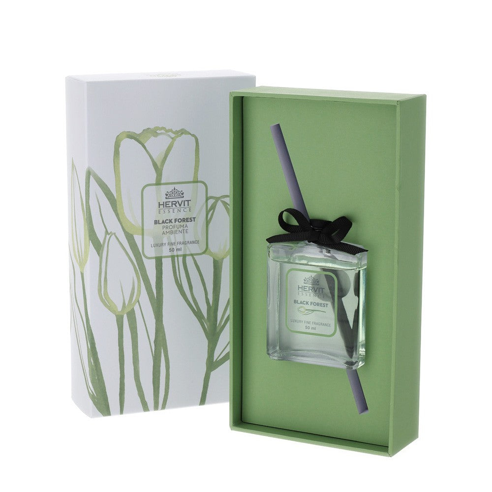 Set Profuma Ambiente con Diffusore in Vetro e Bastoncini - "Tulip"