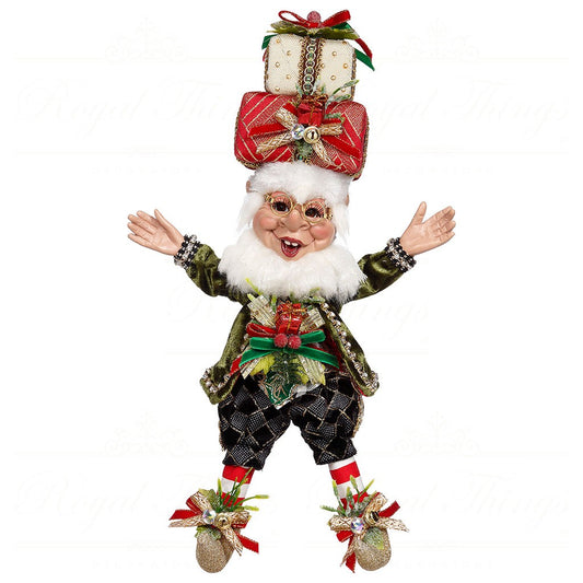 Elfo Gift Wrapping - Bambola da Collezione Natalizia