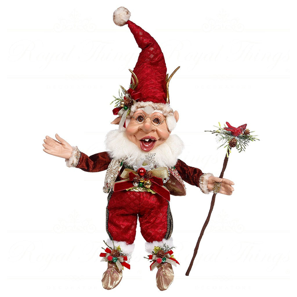 Elfo Woodland - Bambola da Collezione Natalizia