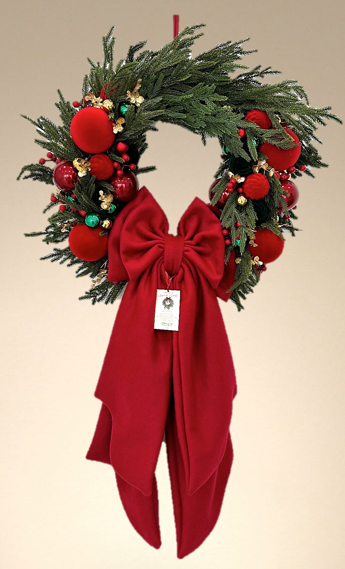Ghirlanda Sogno di Natale 65 cm - Madame Fioccò