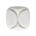 Antipastiera con 2 Scomparti in Ceramica 25x25 - Galbiati