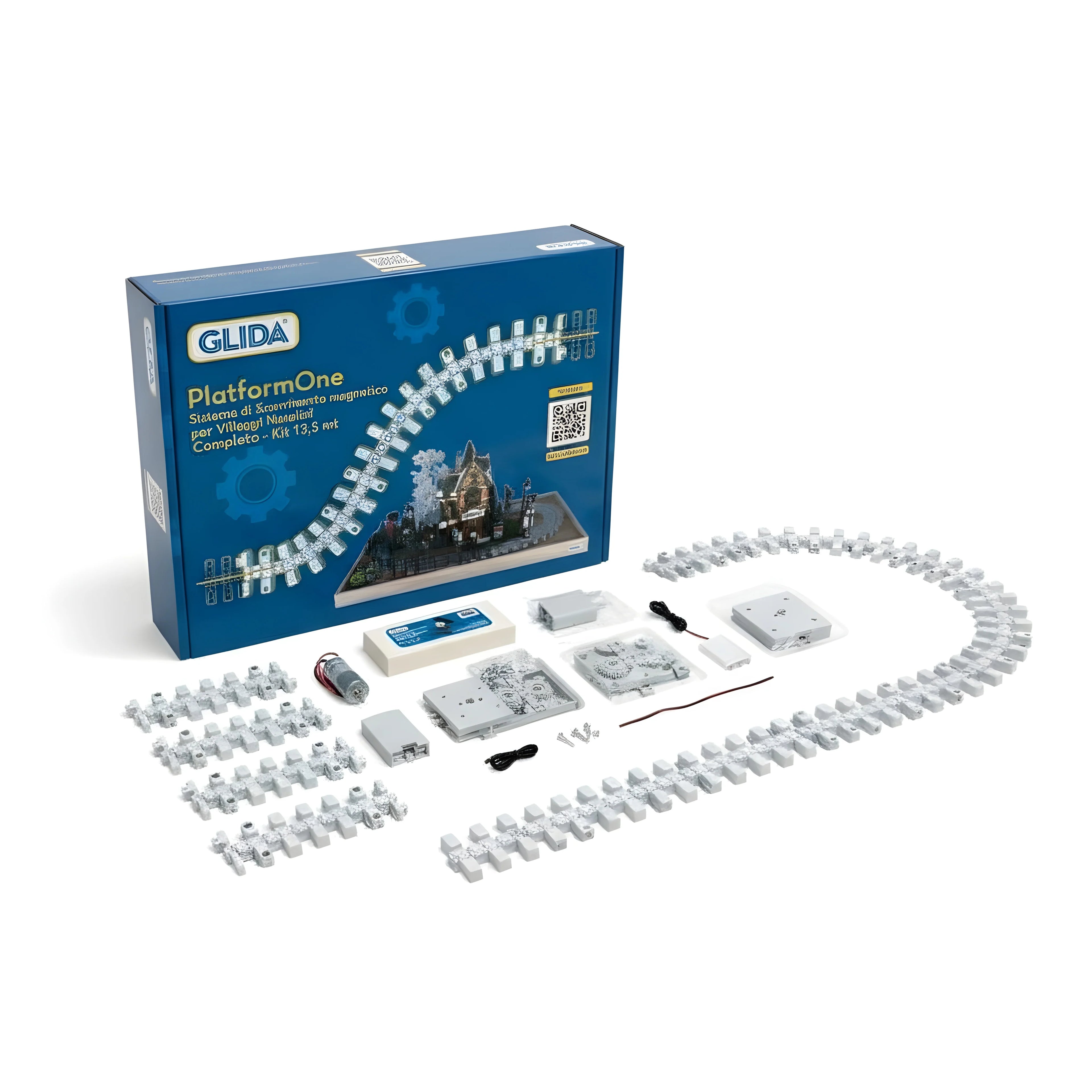 Sistema di Scorrimento Magnetico per Villaggi Natalizi – Kit Completo 13,5 m