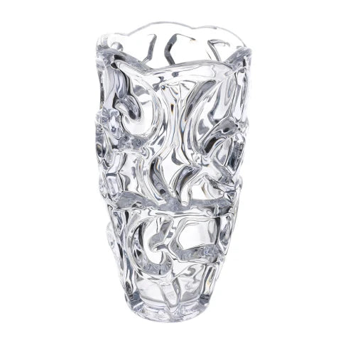 Vaso in Vetro con Rilievo Ricciolo Heavy 29,5 cm - Hervit