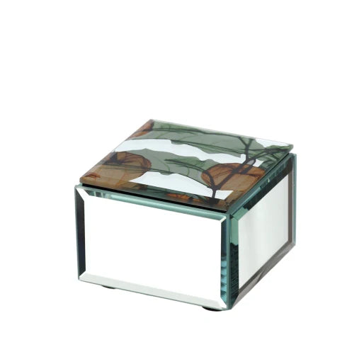 Cofanetto in Legno con Specchio Piccolo Alkekengi 7x5h cm - Hervit