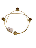 Candelabro in Metallo Oro a Quattro Fuochi