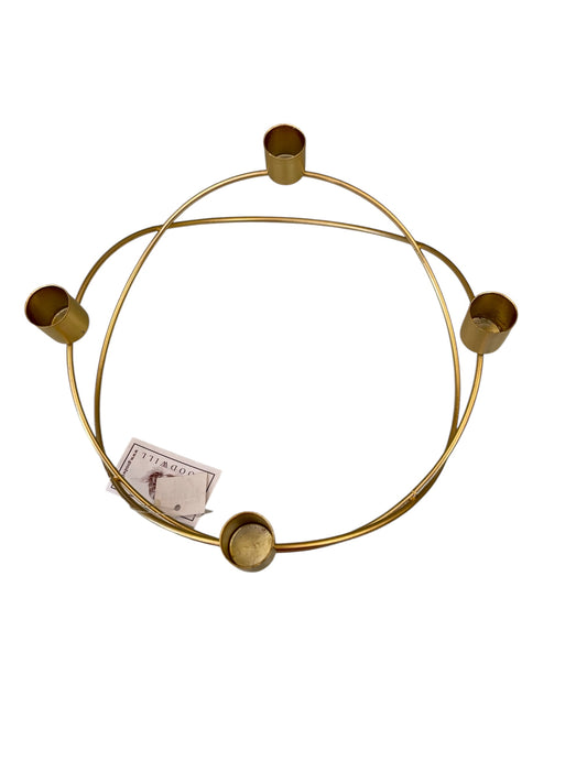 Candelabro in Metallo Oro a Quattro Fuochi