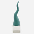 Scultura Corno  in Resina con Base in Vetro 11 cm - Chiaraela