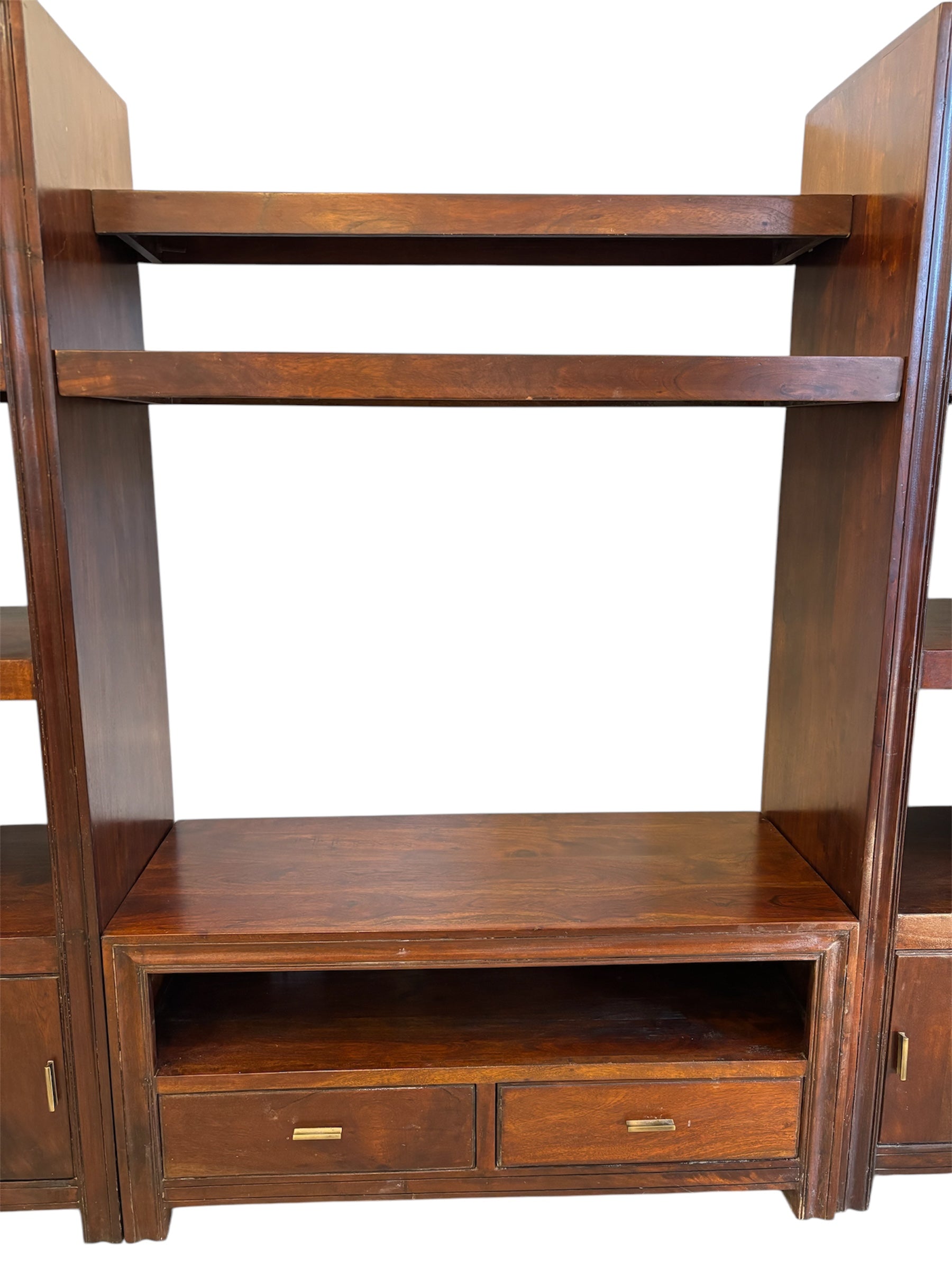 Parete Attrezzata in Legno di Sheesham