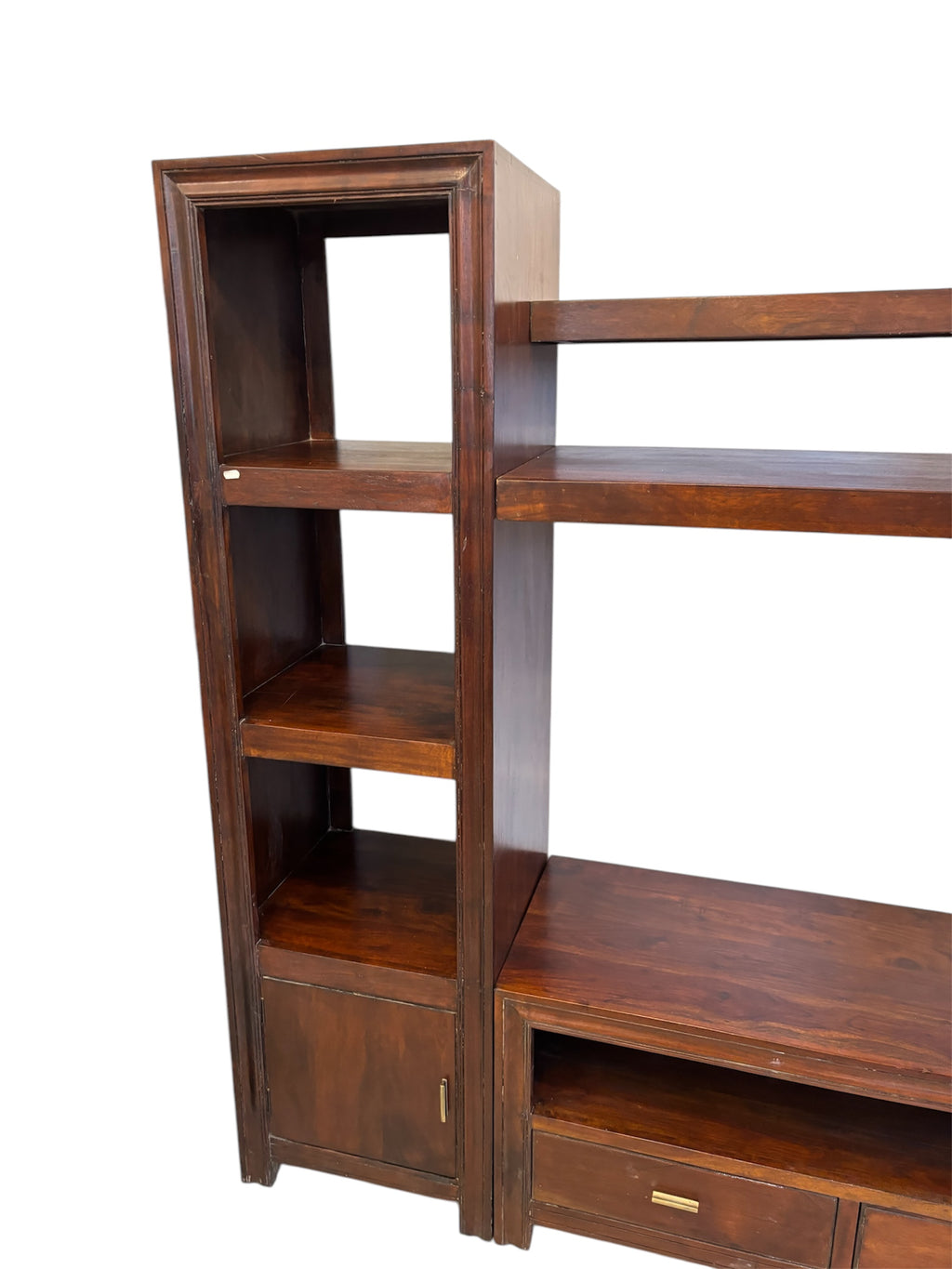 Parete Attrezzata in Legno di Sheesham