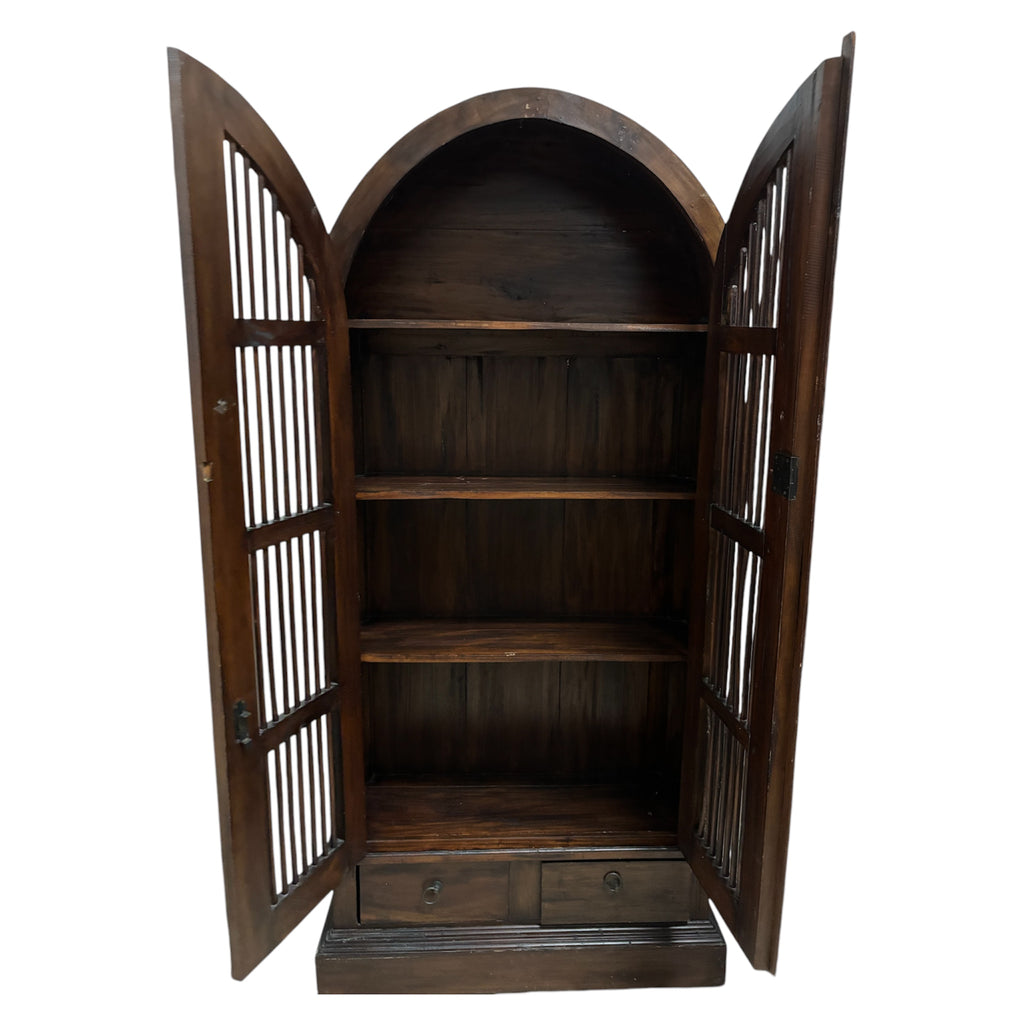 Mobile in Legno Massello Sheesham con Ante Traforate