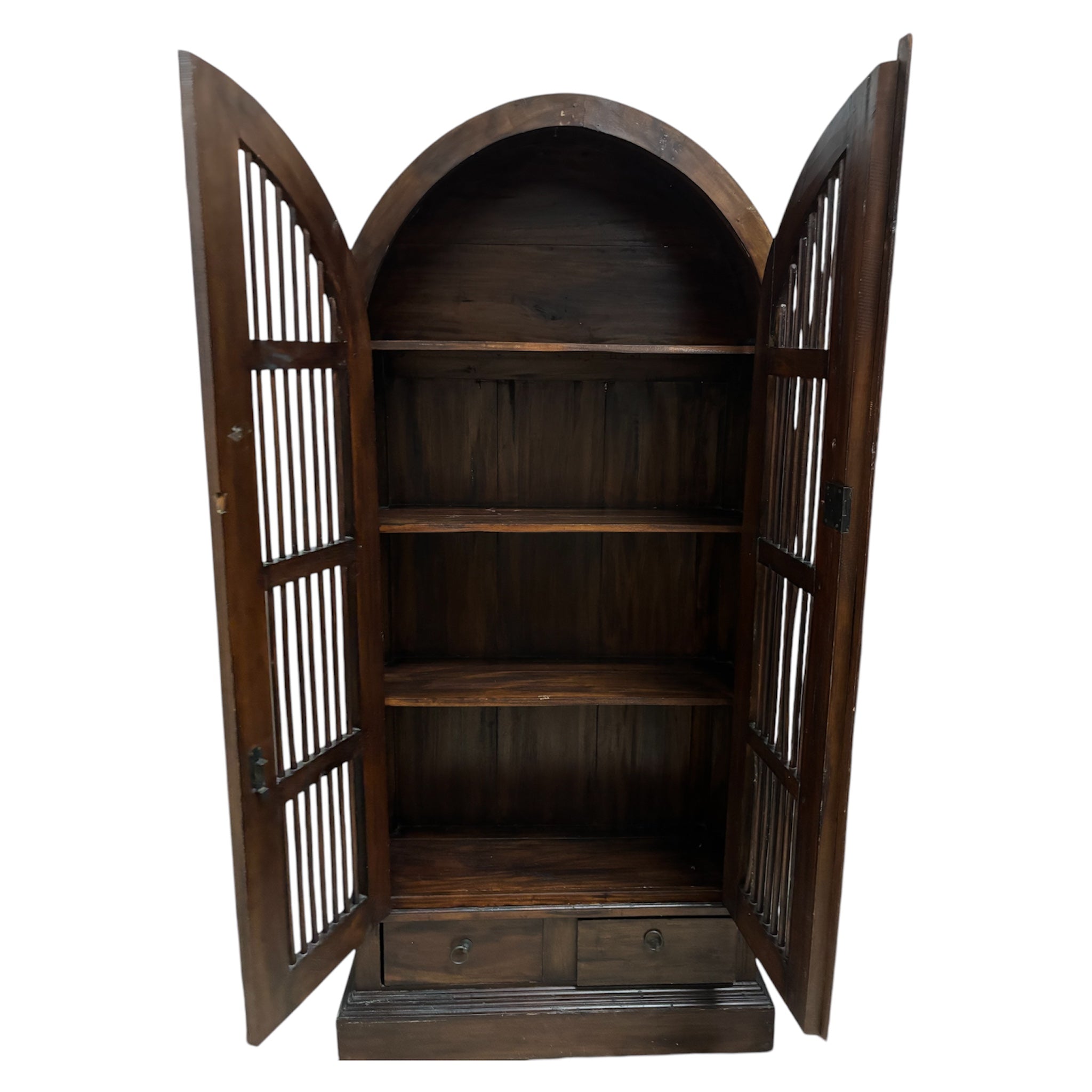 Mobile in Legno Massello Sheesham con Ante Traforate